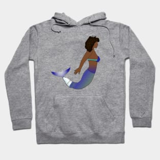 Black Amputee Mermaid Hoodie